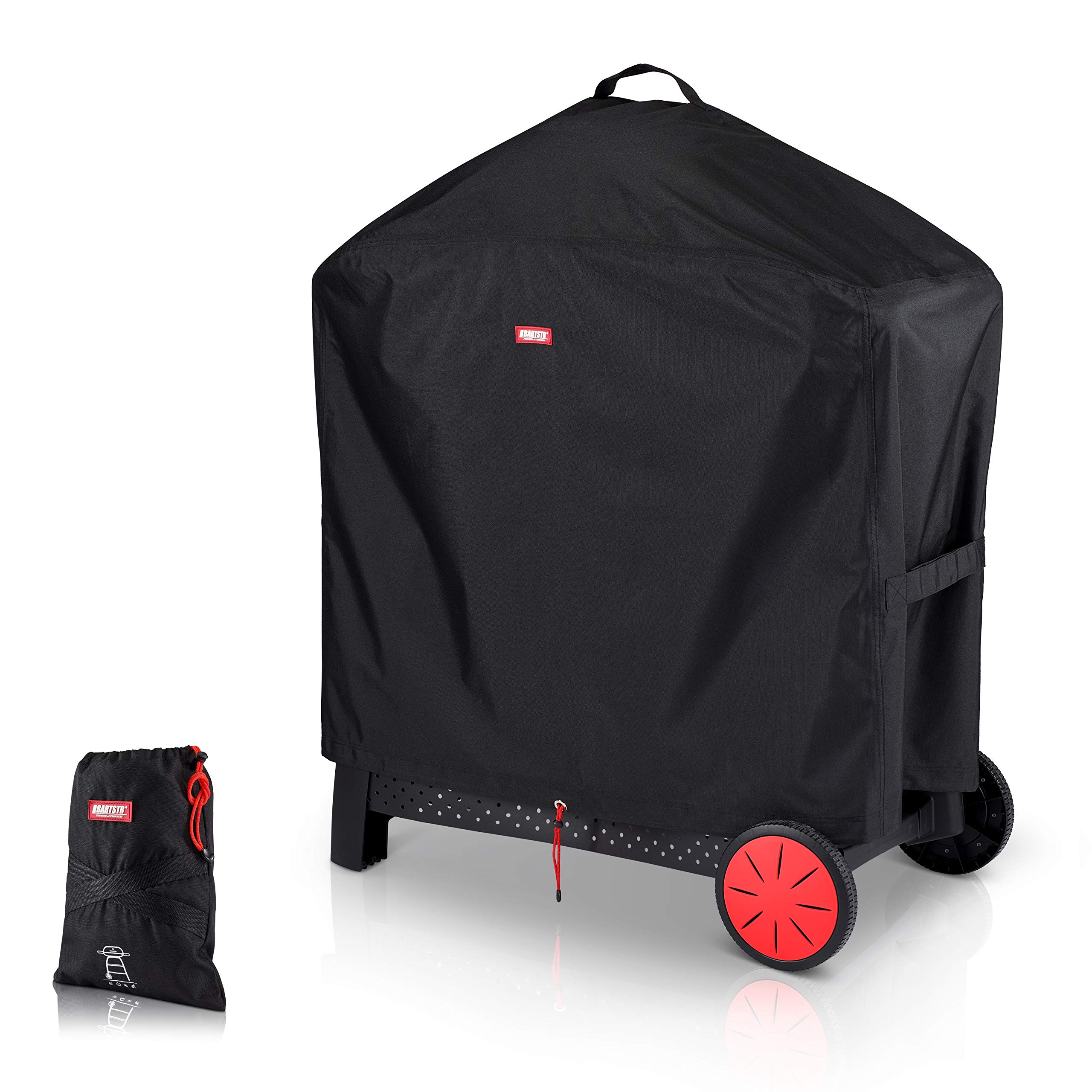 BARTSTR Barbecue Cover Weatherproof - 90 x 45 x 90 - Grill Cover for Gas Grill - Tear-Resistant & Waterproof with UV Protection - Grill Accessories - Black