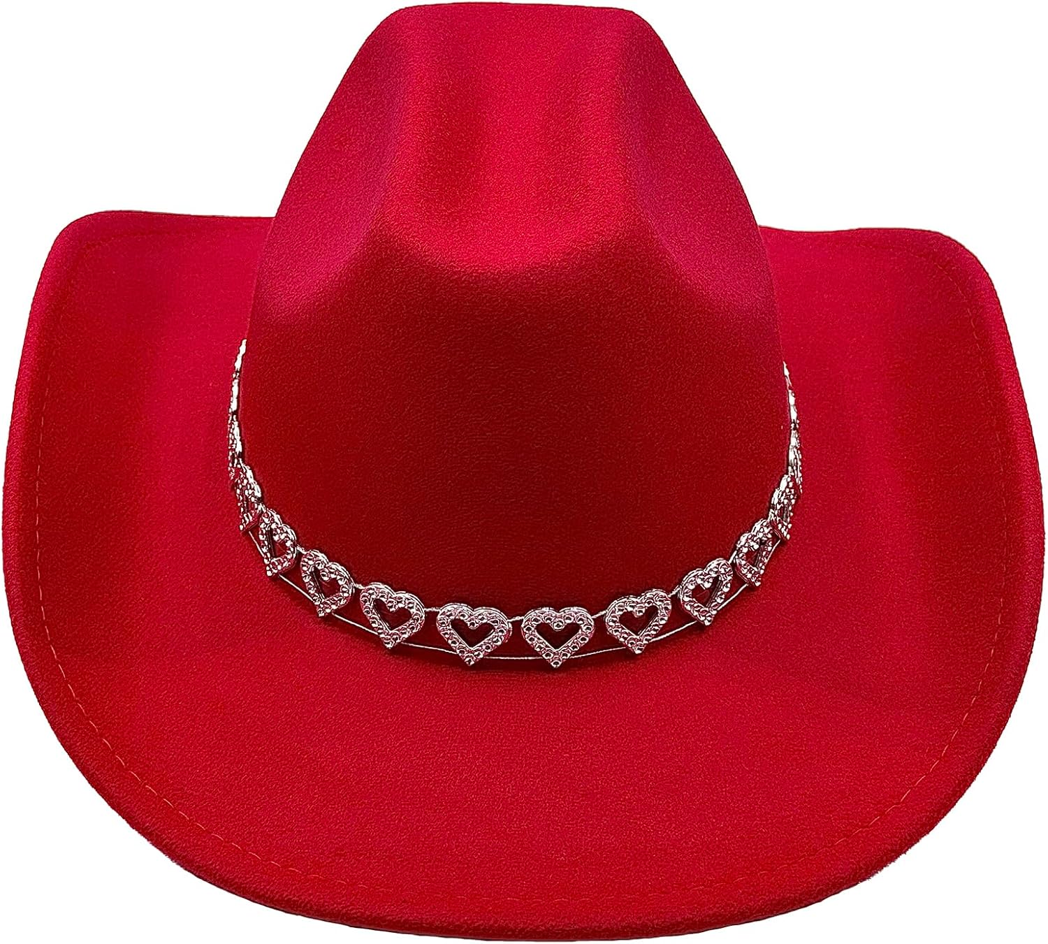 Sparkly Rhinestone Cowboy Hat for Women Western Cowgirl Hat with Star for Ladies - Image 5