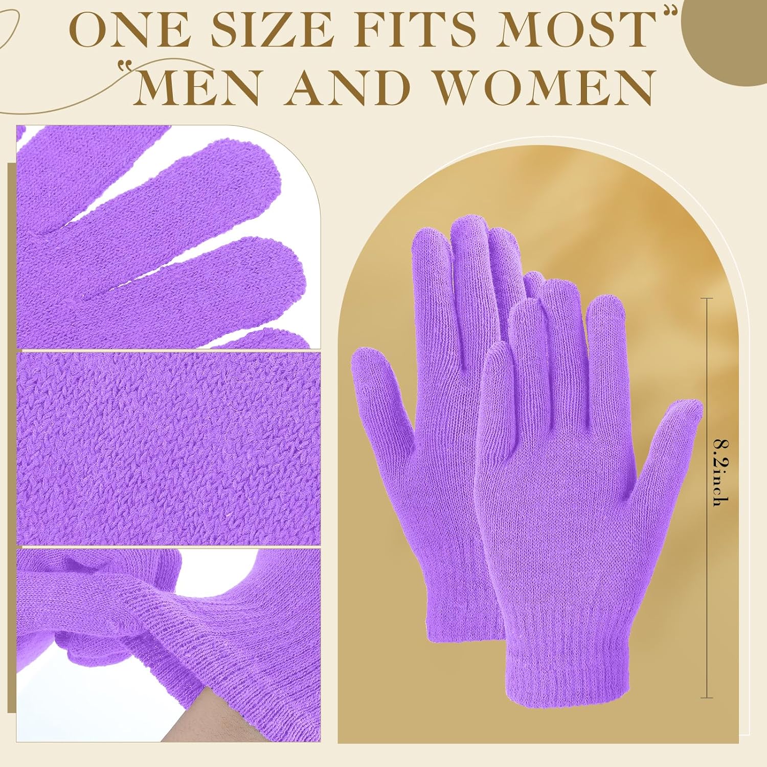 Handepo 64 Pcs Warm Glove Hat Bulk Windproof Cap Gloves Set Winter Beanies Gloves Pack for Men and Women