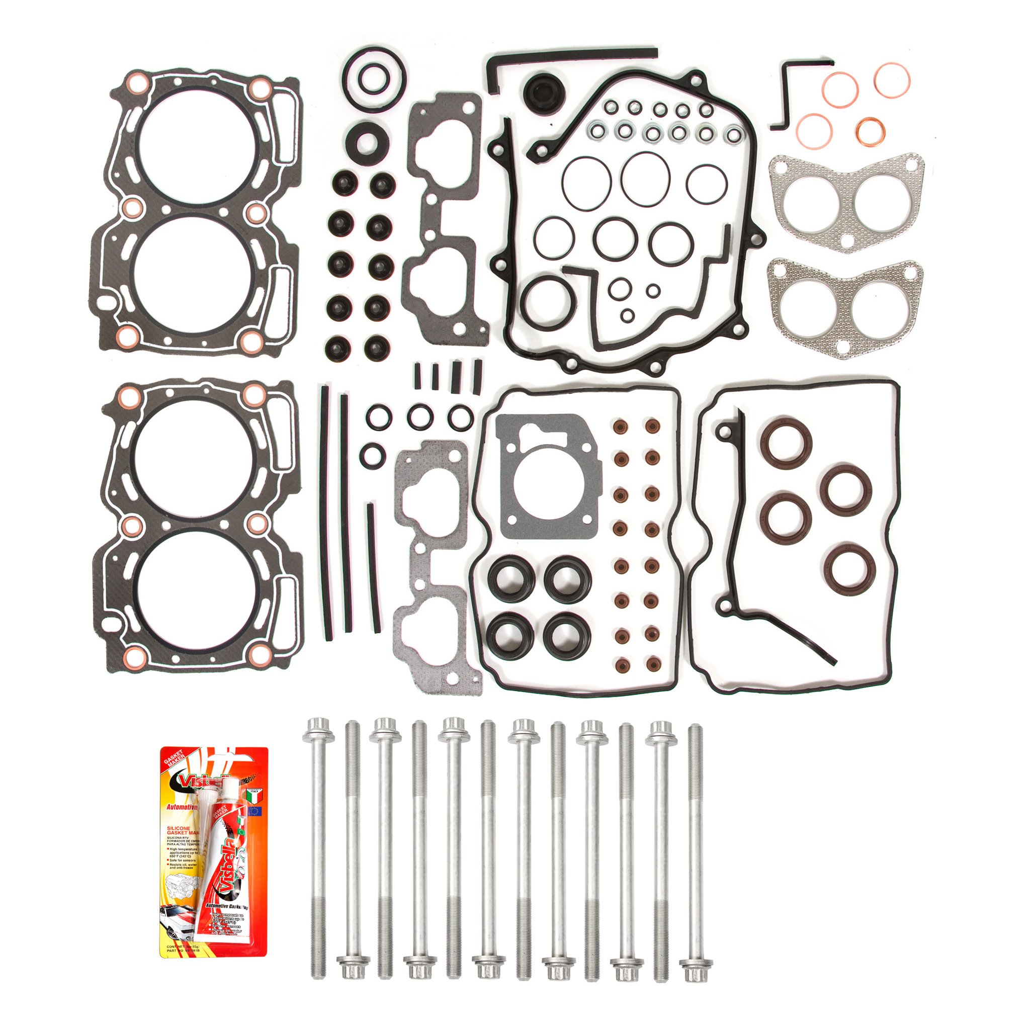 Juego Completo De Pernos Y Junta De Culata Para Subaru Impreza Forester Outback SOHC EJ25 (2004-2009)