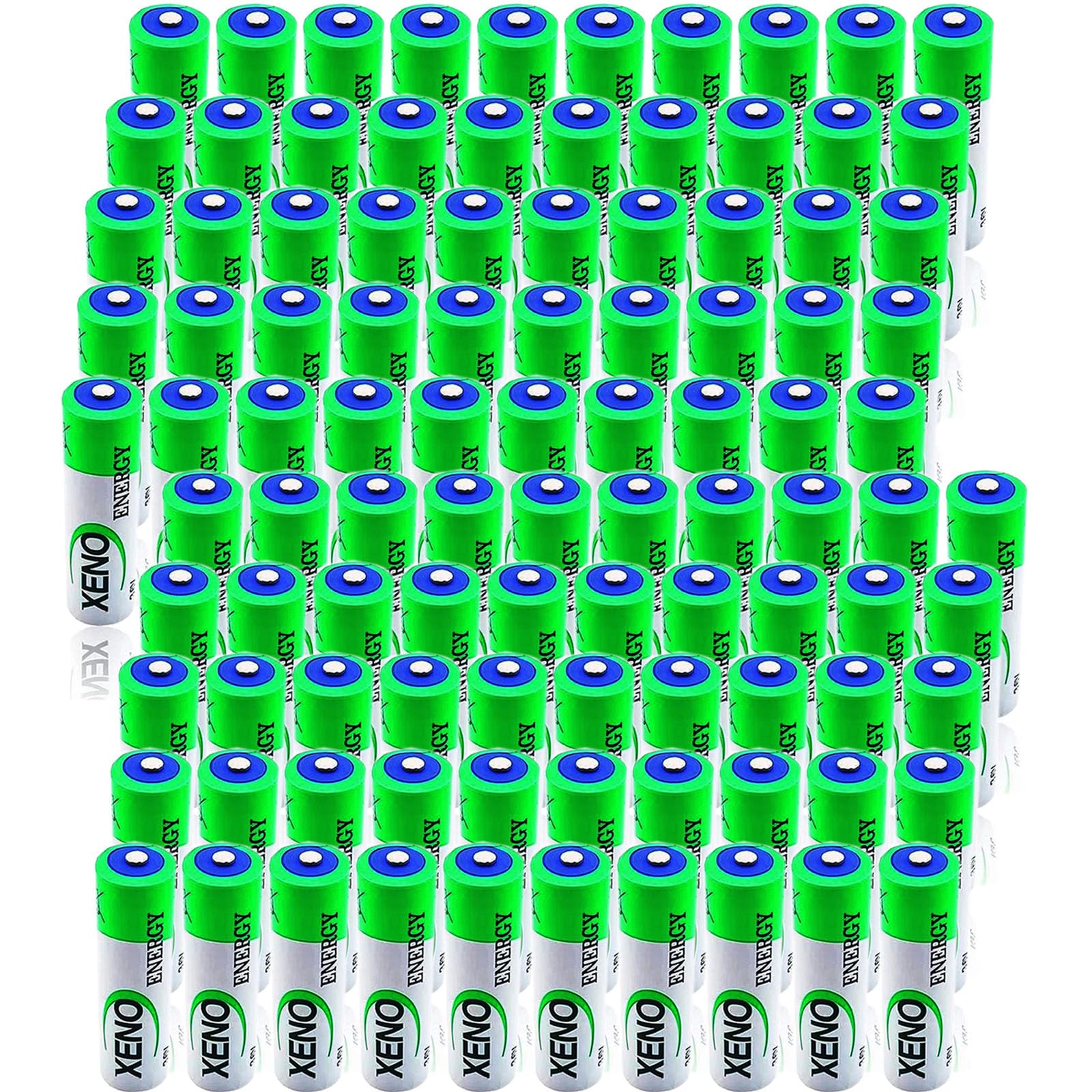 100 Pack 3 6V 2400mAh XL-060F AA PLC Lithium Battery for Xe-no 3 6V XL-060F Energy Non-Rechargeable Battery