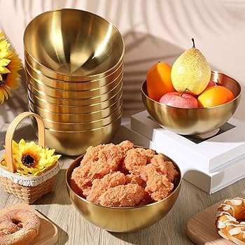 NODEL DESIGN Teak Dish M、S 4セット Amazon.com: Nuogo Stainless Steel Gold Mixing Bowls