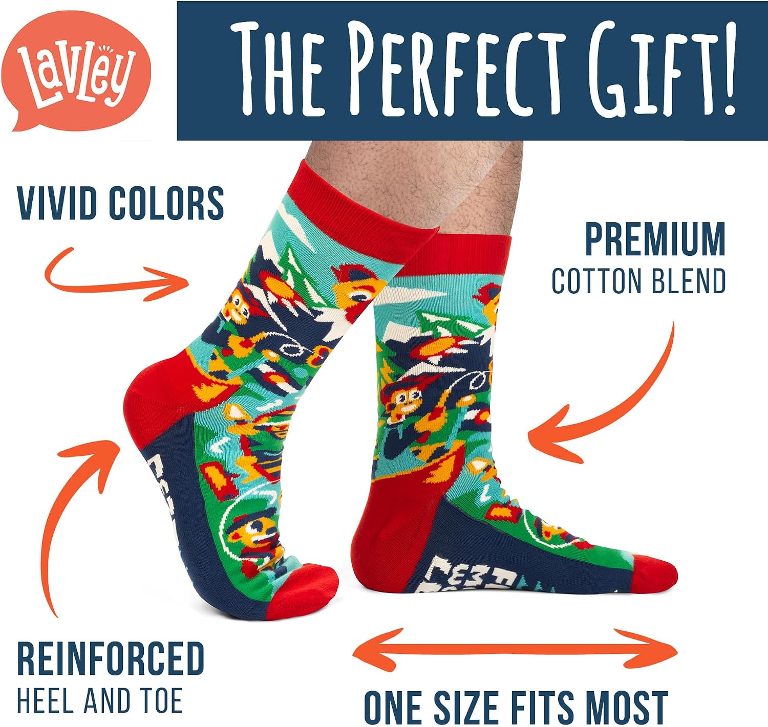 Funny Hunting & Fishing Socks for Men - Fun Novelty Gift Accessory - image 2