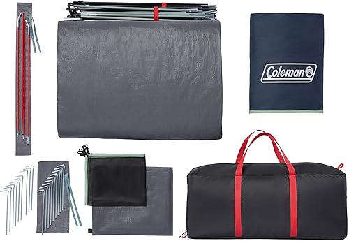 Miniatura 7 de Coleman Skydome XL Large Family Tent with 5 Minute Setup, Weatherproof 812 Person Tent with Rainfly & Carry Bag, Fits Multiple Queen Airbeds, Made