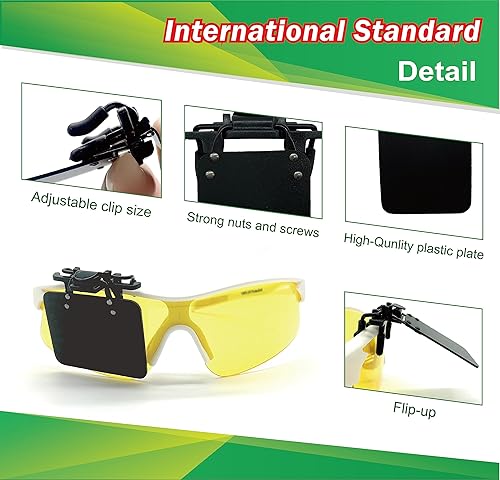 Miniatura 8 de POLARS DESIGN Paquete de 2 lentes de tiro estándar internacional, máscara de ojos con arco