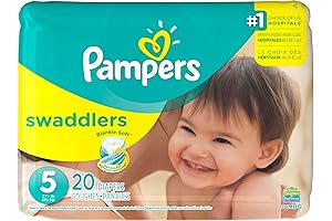 Pampers Swaddlers Overnight Disposable Diapers Size 5