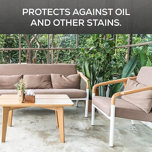 Miniatura 6 de DOMINATOR Stone+ Sellador acrílico transparente brillante  Sellador de piedra con acabado satinado, sellador de ladrillos de arcilla  Mejora del