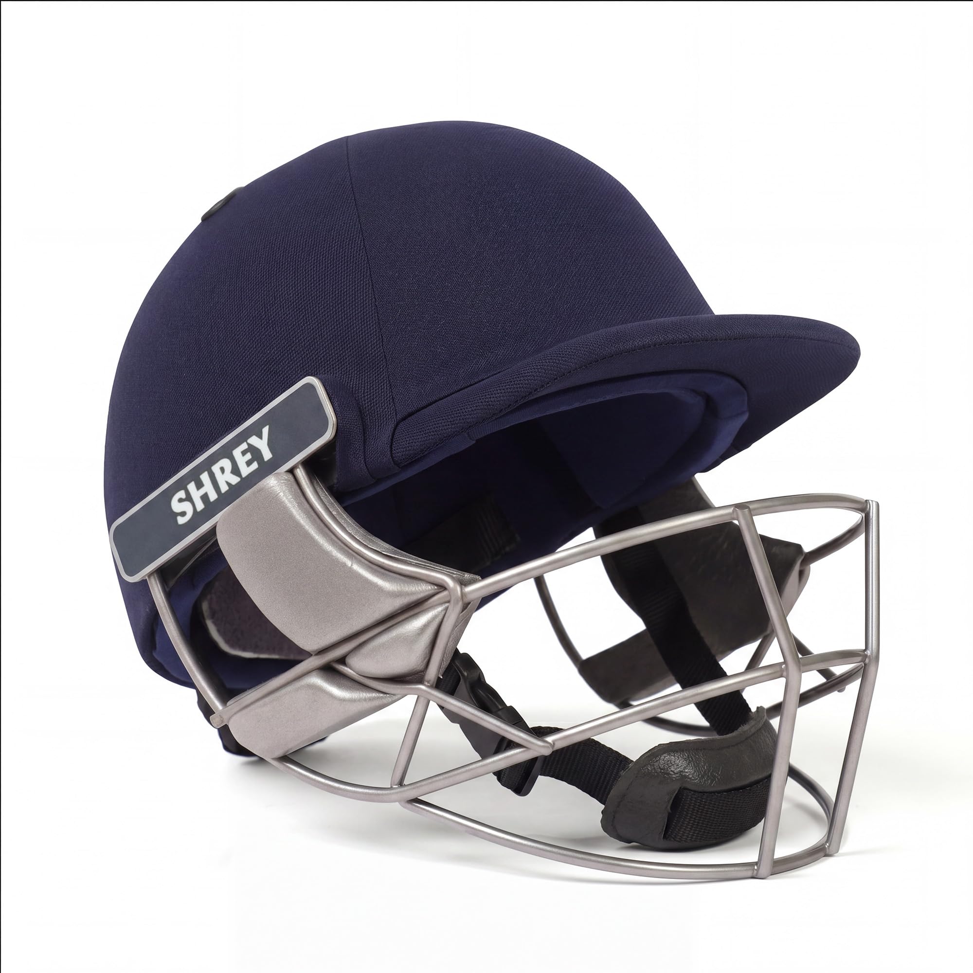 Shrey Pro Guard Air Stainless Steel Cricket Helmet with Mesh Bag,4 Round Velcro Sets-image-12