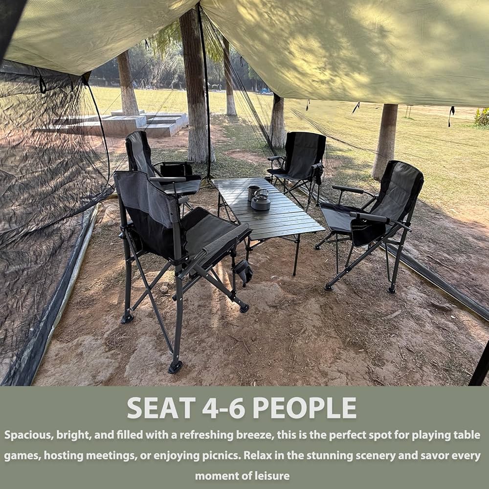 Amazon.com : GEERTOP Lightweight Camping Tarp with Poles for