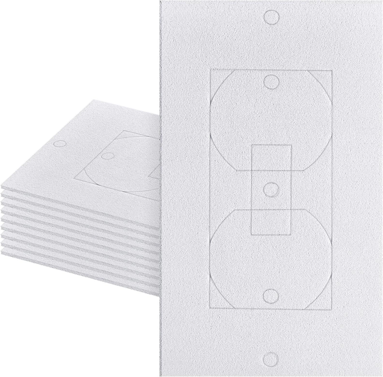 74 Pack Wall Plate Insulation Gasket without Adhesive Foam Outlet