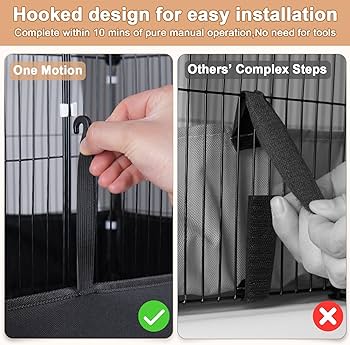 Tresbro Guinea Pig Cage with Waterproof PVC Bottom Liner & One