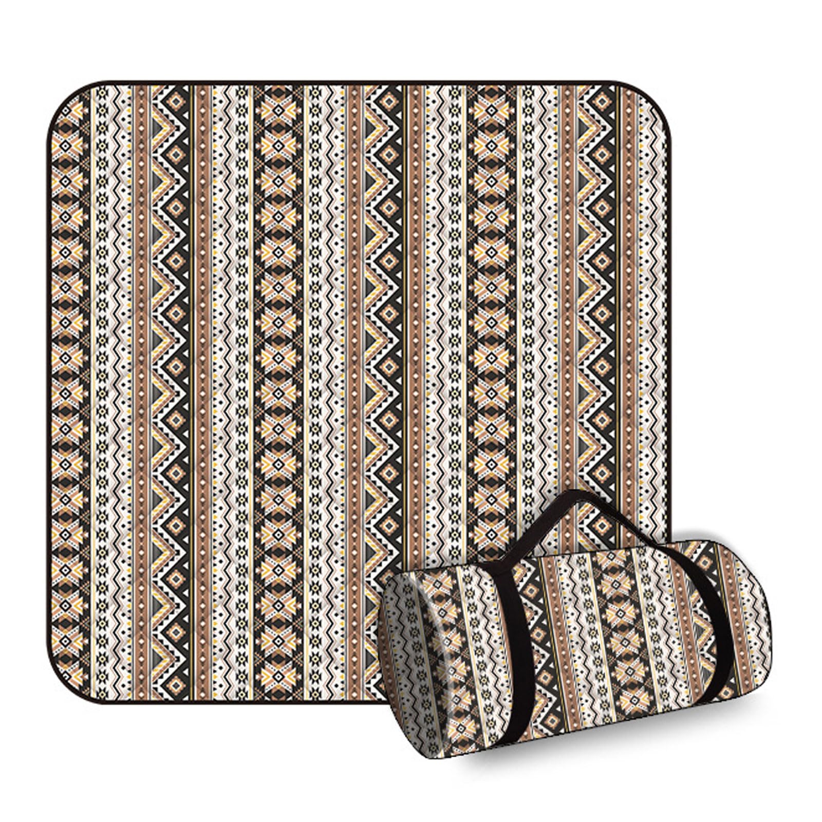 Couverture pique nique pliable et tapis de camping étanche avec poignée