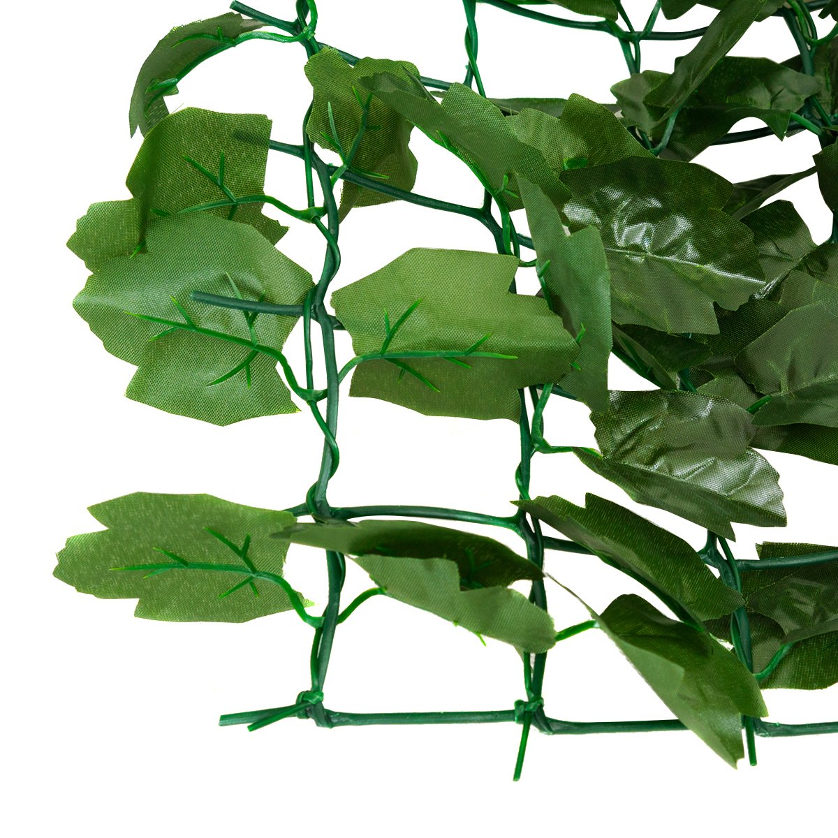 COSTWAY Clôture en Feuillage Artificielle 150 x 240CM avec Feuilles de Lierre en Polyester Protection UV, Haie Artificielle Brise Vue pour Balcon,Terrasse,Jardin Vert