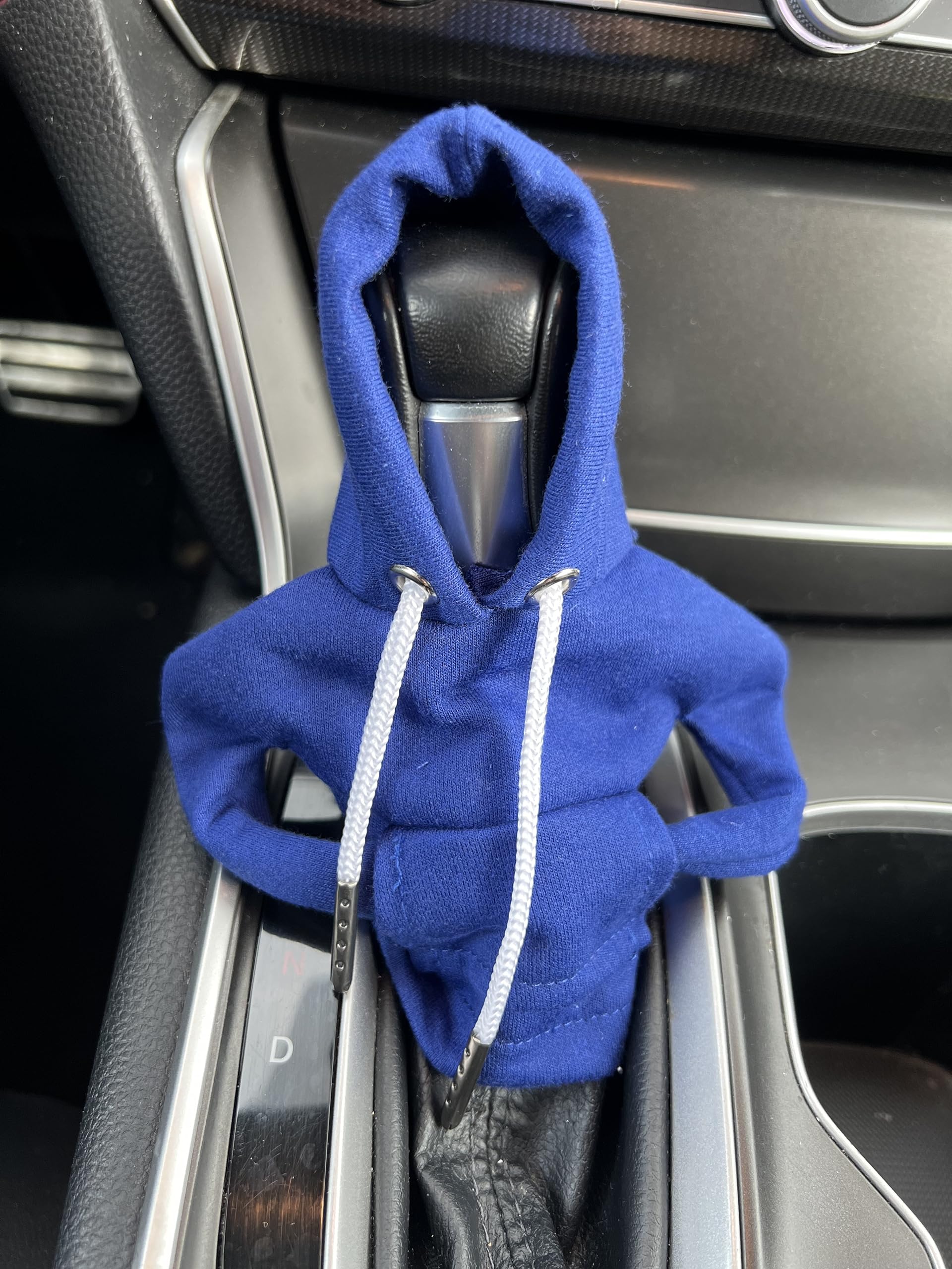 Shifter Hoodie, Gear Knob Hoodie Car Accessories, Shipping from USA, Funny Gear Shifter Knob Cover, Shifter Cover, Funny Gift, Mini Hoodies (Blue) Automotive