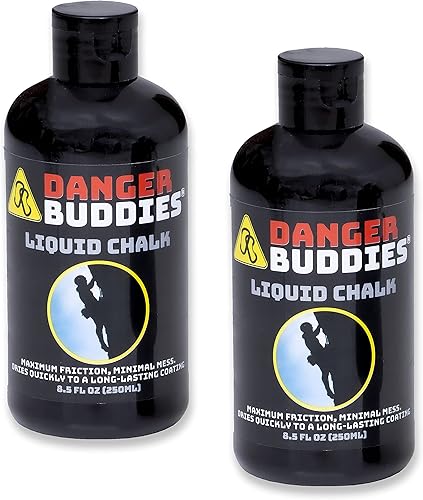 Danger Buddies Tiza líquida para escalada, levantamiento de pesas, gimnasia y más