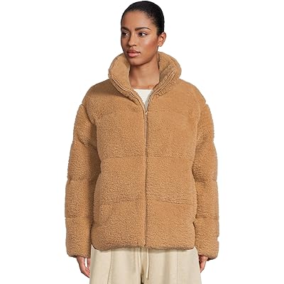 UGG Emmalyn Uggfluff Puffer Jacket camel