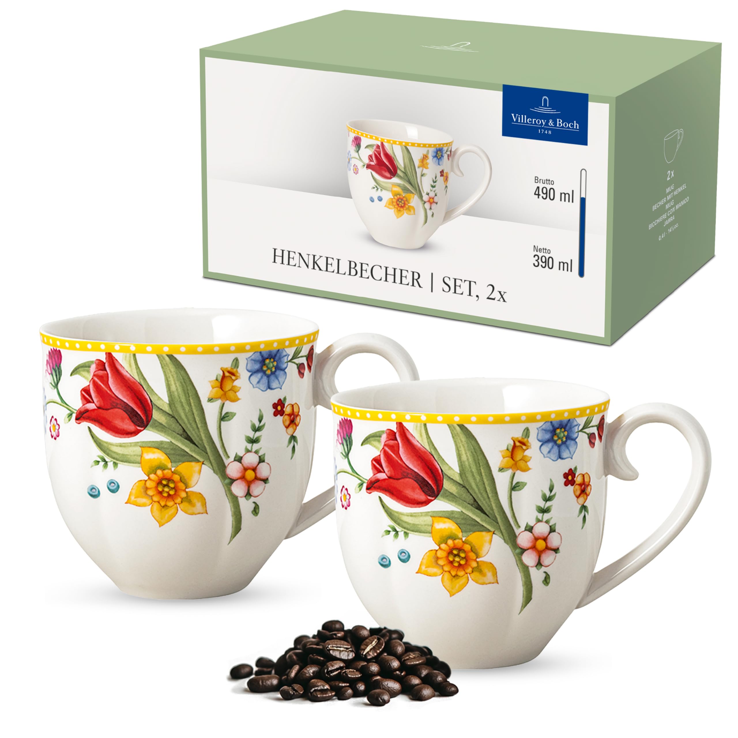 Villeroy & Boch Mug Set – Spring Awakening Mug Set 400ml 2 Pieces