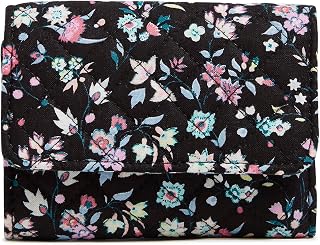 Cotton Riley Carteira compacta com proteção RFID, Botanical Ditsy, Botanical Ditsy