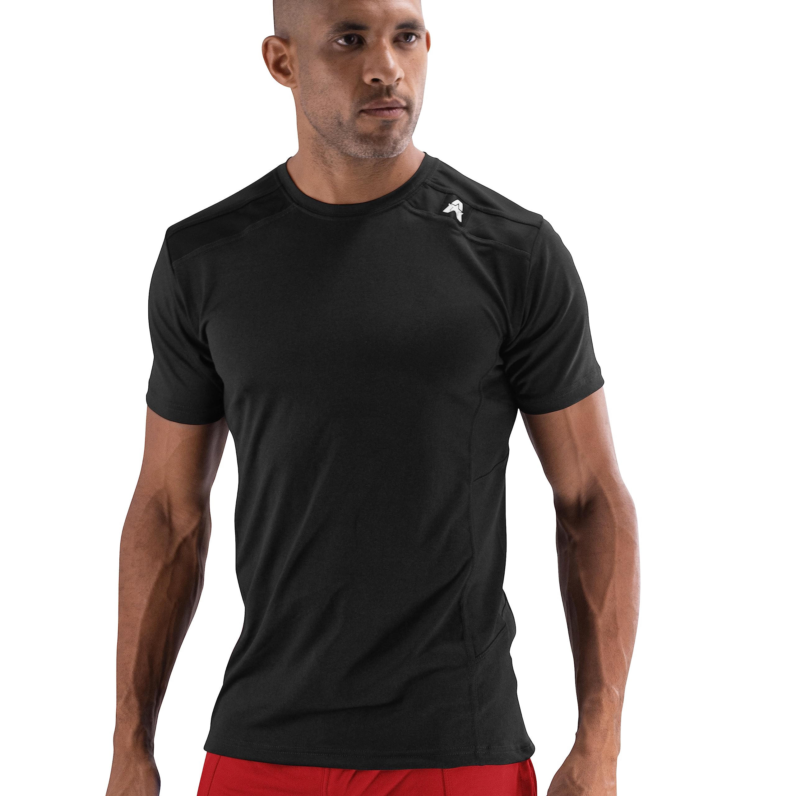Anthem Athletics Hyperflex Mens Workout Shirts Breathable Fitted Stretch Fabric Moisture Wicking for Running Athletic Gym