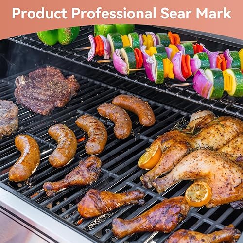 Miniatura 27 de Spirit E310 Parts 7636 Flavorizer Bars 69787 Quemador de parrilla para Weber Spirit y Spirit II Serie 300 E310 E320 E330 S310 S320 S330 con control