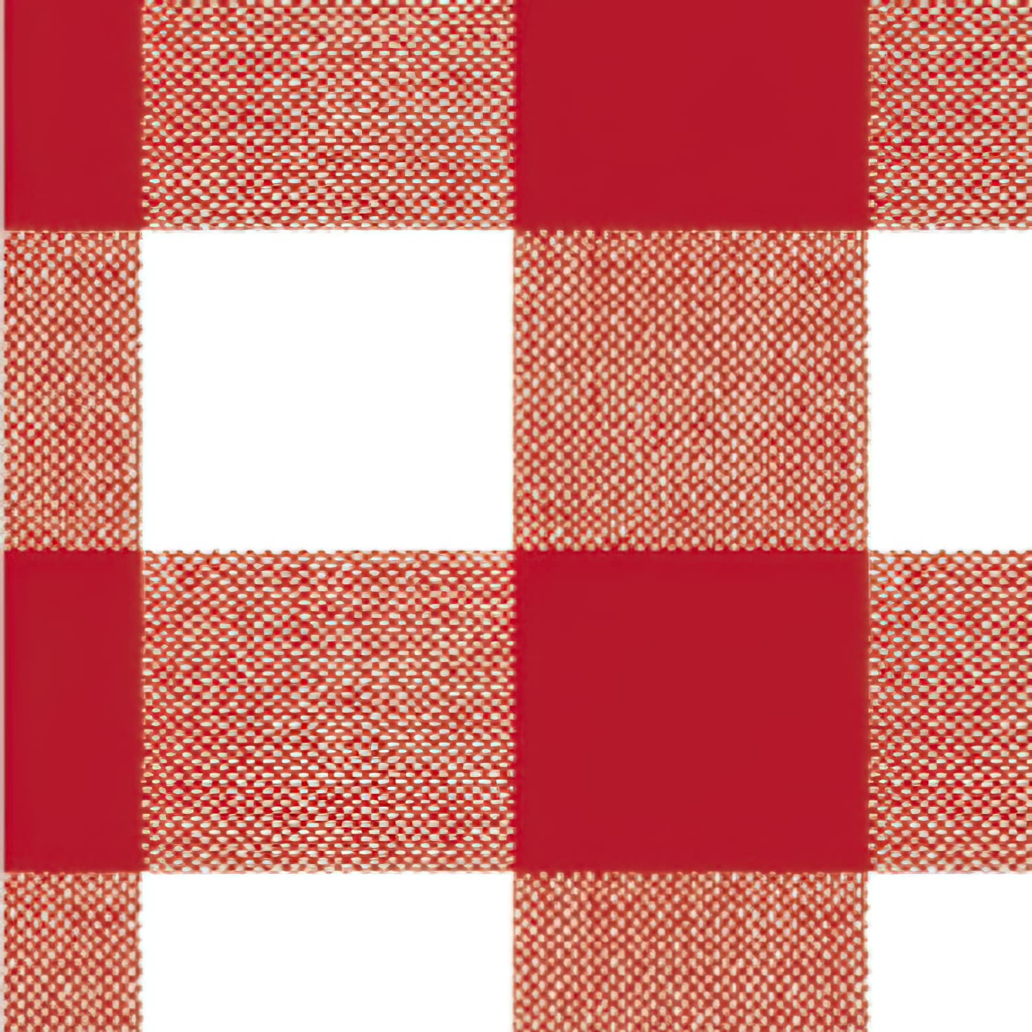 Mantel Antimanchas Hule Rollo 140 cm. x 20 Metros Cuadros Rojos