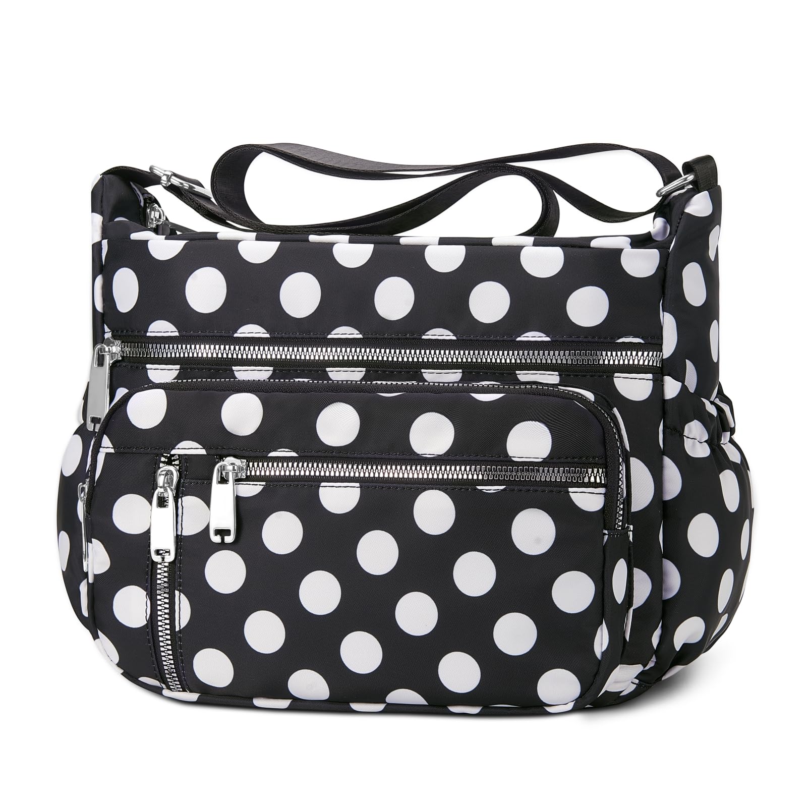 NPBAG Crossbody Bag for Women, Shoulder Purse Handbag Messenger Bag, Trendy Pocketbooks, Waterproof and Multi-Pockets