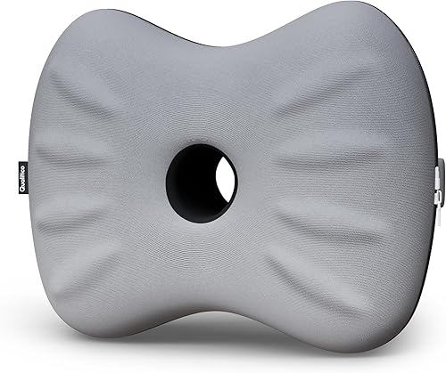 QUALITICO Almohada de rodilla para dormir de lado, almohada pequeña de espuma viscoelástica para las piernas para dormir de lado, alivio del dolor