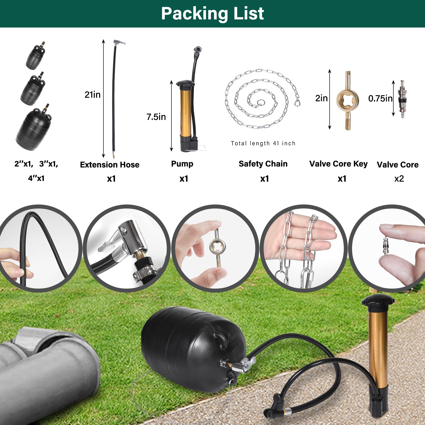 Pipe Plug Kit - Leak Detection & Drain Blocking -3