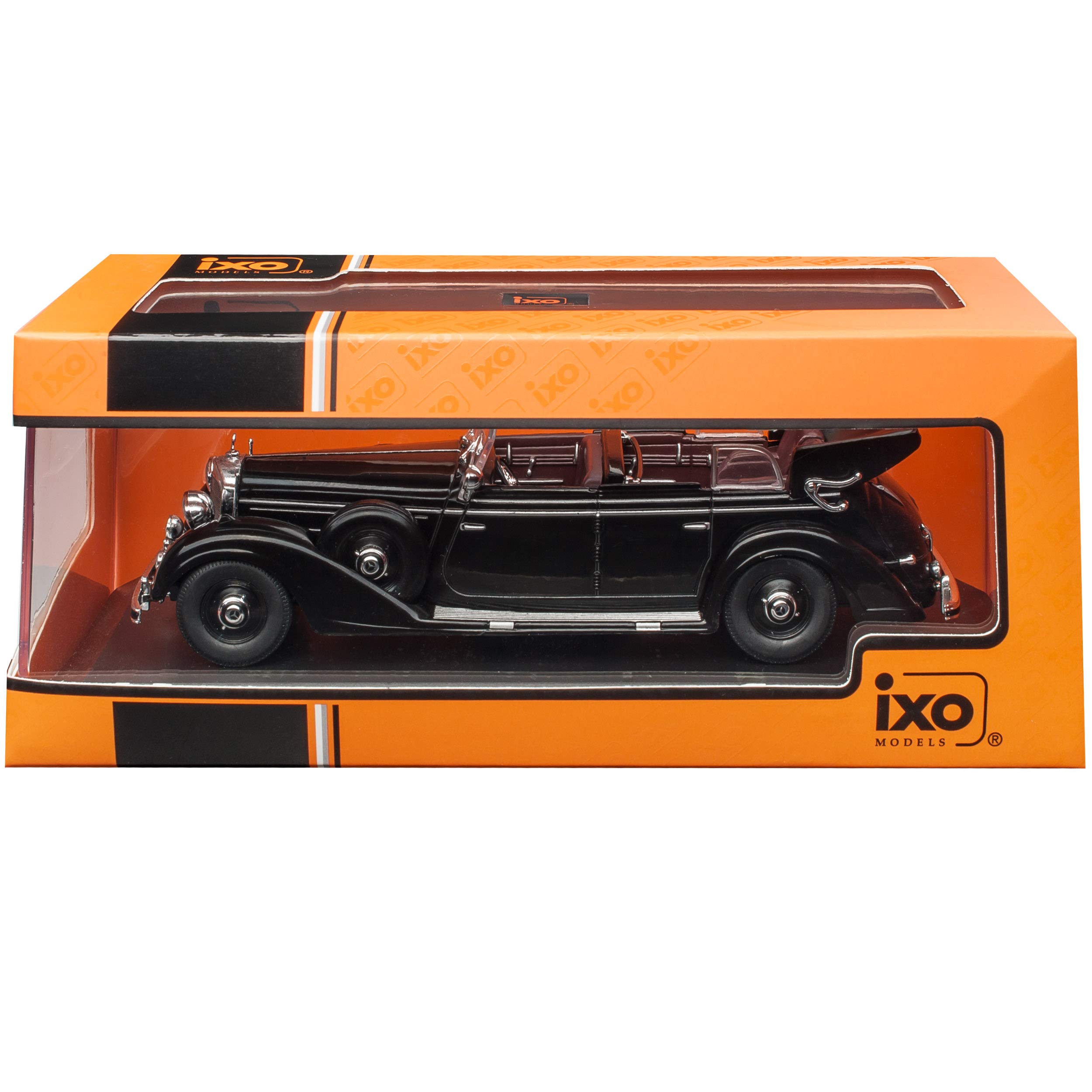 Mercedes-B 770K Cabriolet Schwarz 1938-1943 1/43 Ixo Modell Auto