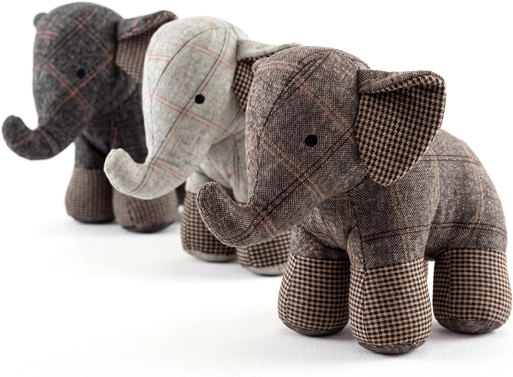 The Magic Toy Shop Novelty Elephant Door Stop - Soft Fabric Floor Stopper