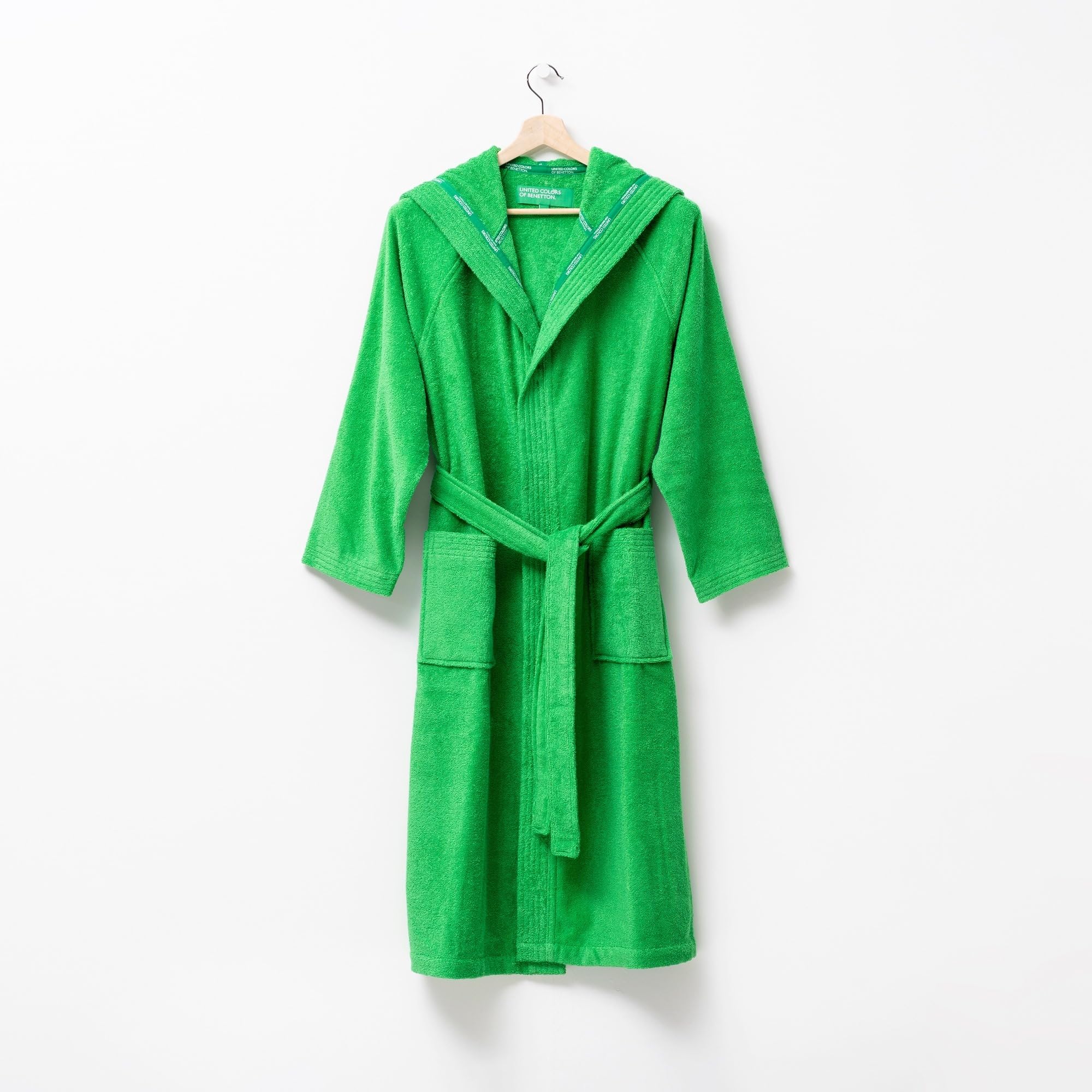 United Colors of Benetton Accappatoio con Cappuccio Unisex-Adulto