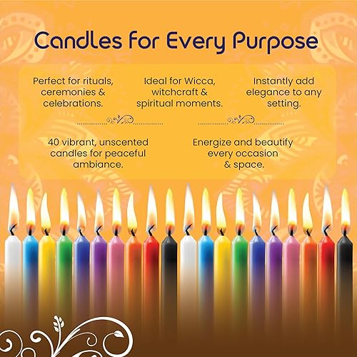 Miniatura 8 de Velas para hechizos (40 velas) - Un cargo de envío