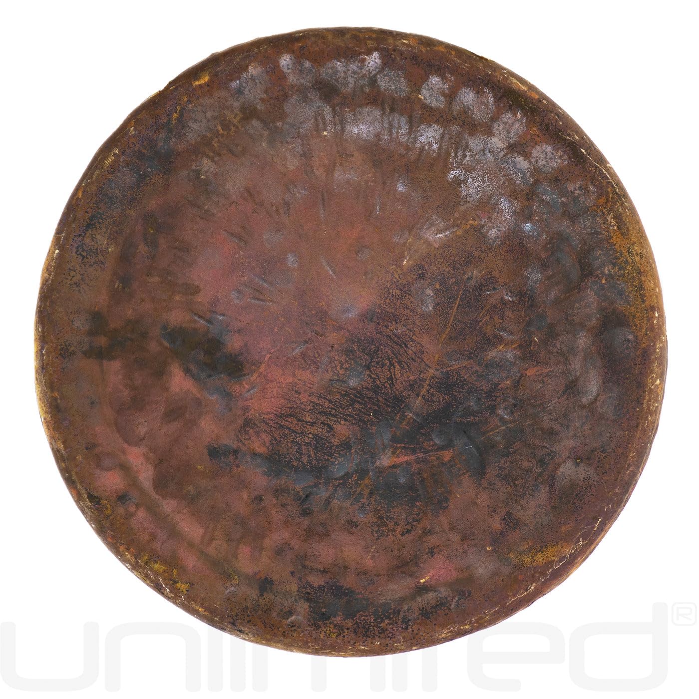 Unlimited Atlantis Gongs - Includes Gong, Mallet & Rope/Unlathed Bronze Gong W/Ancient Look/For Sound Healing, Meditation, & Yoga