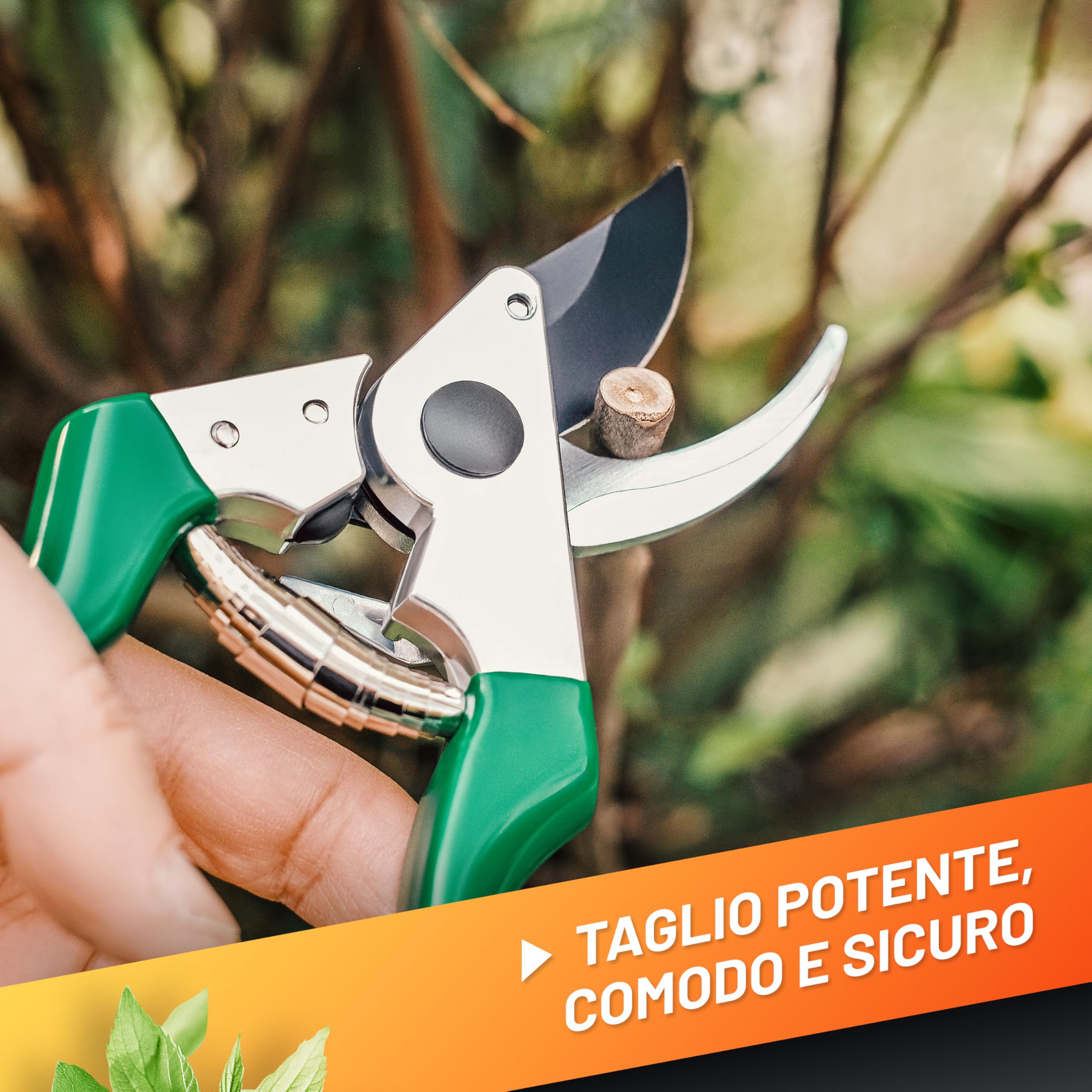 GRÜNTEK Forbici Cesoie Potatura Giardino 215 mm FALCO Professionale