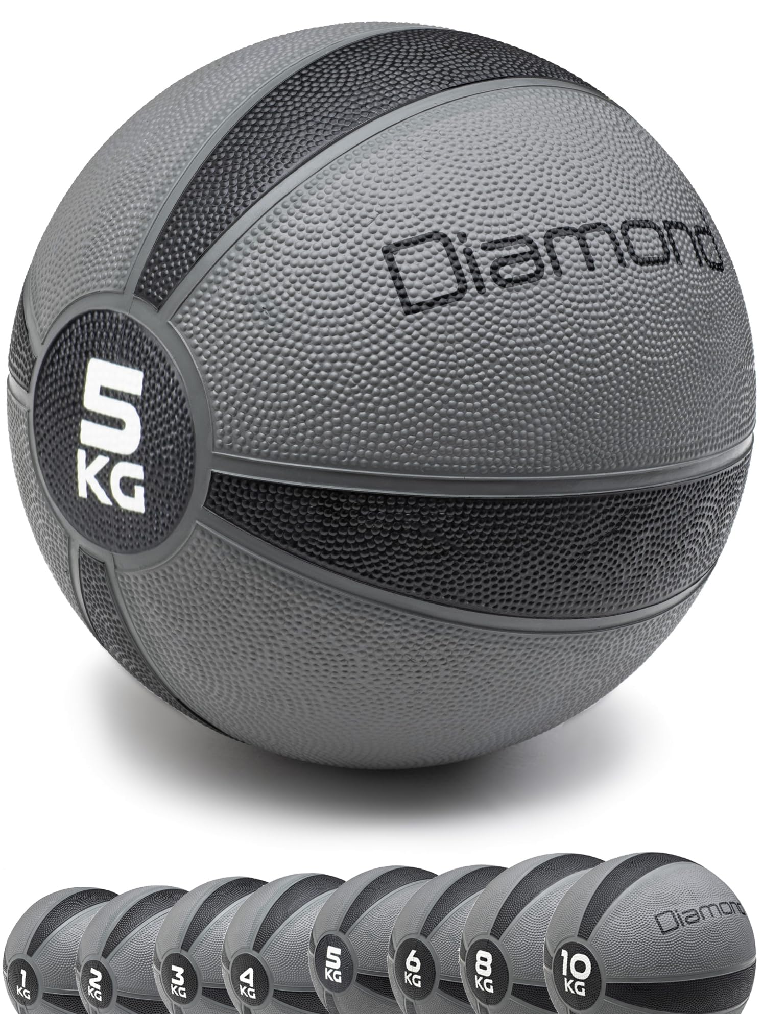 G5 HT SPORT Medizinbälle aus Odorless Gummi [erhältlich von 1 kg bis 10 kg] Fitness- und Physiotherapie-Bälle, ideal für Muskelaufbau, Ausdauer und Geschwindigkeit