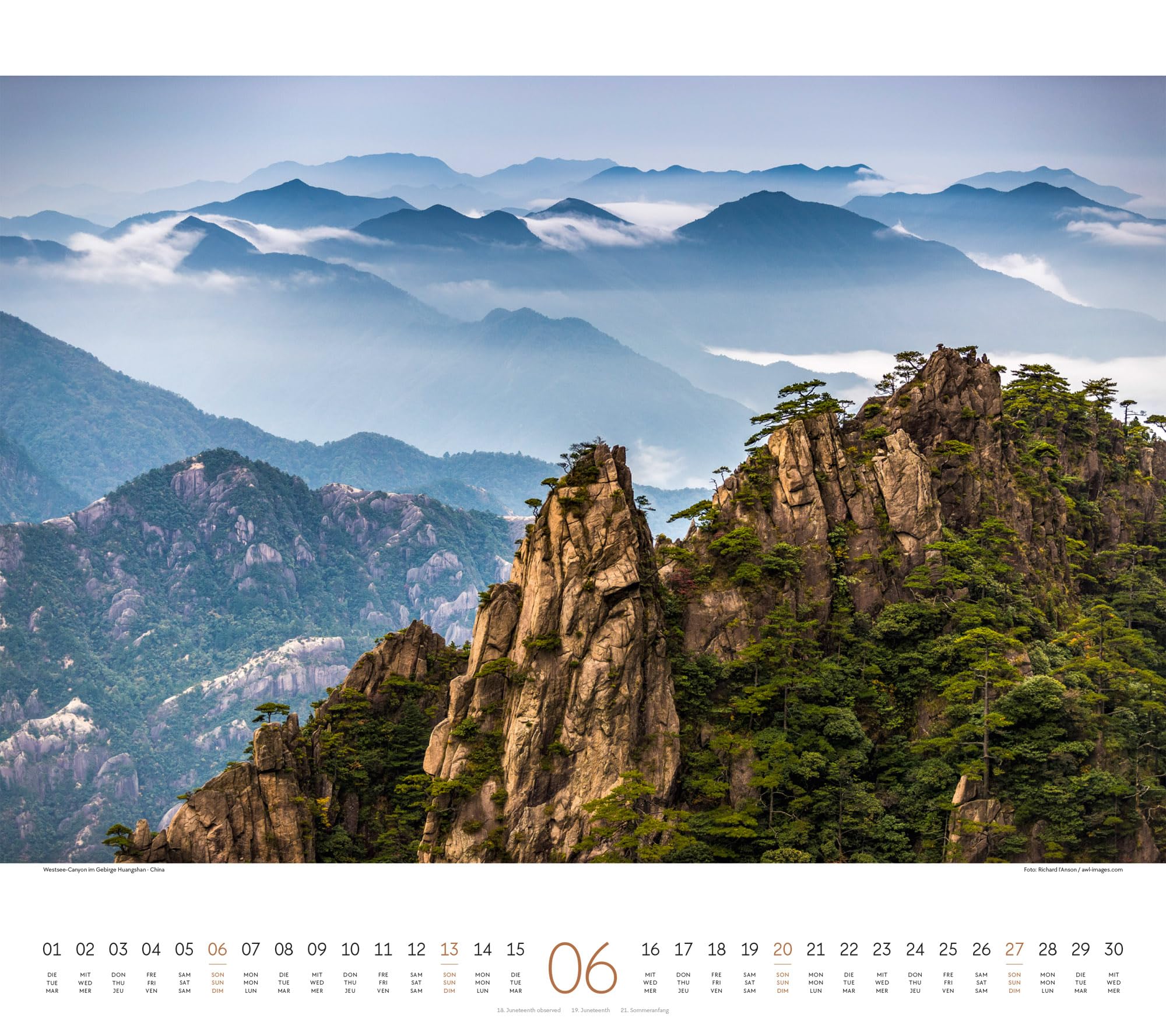 Phantastische Landschaften Kalender 2027 | Bildgewaltiger Natur-Kalender im großen Querformat (54x48 cm) | Beeindruckende Landschaften aus aller Welt