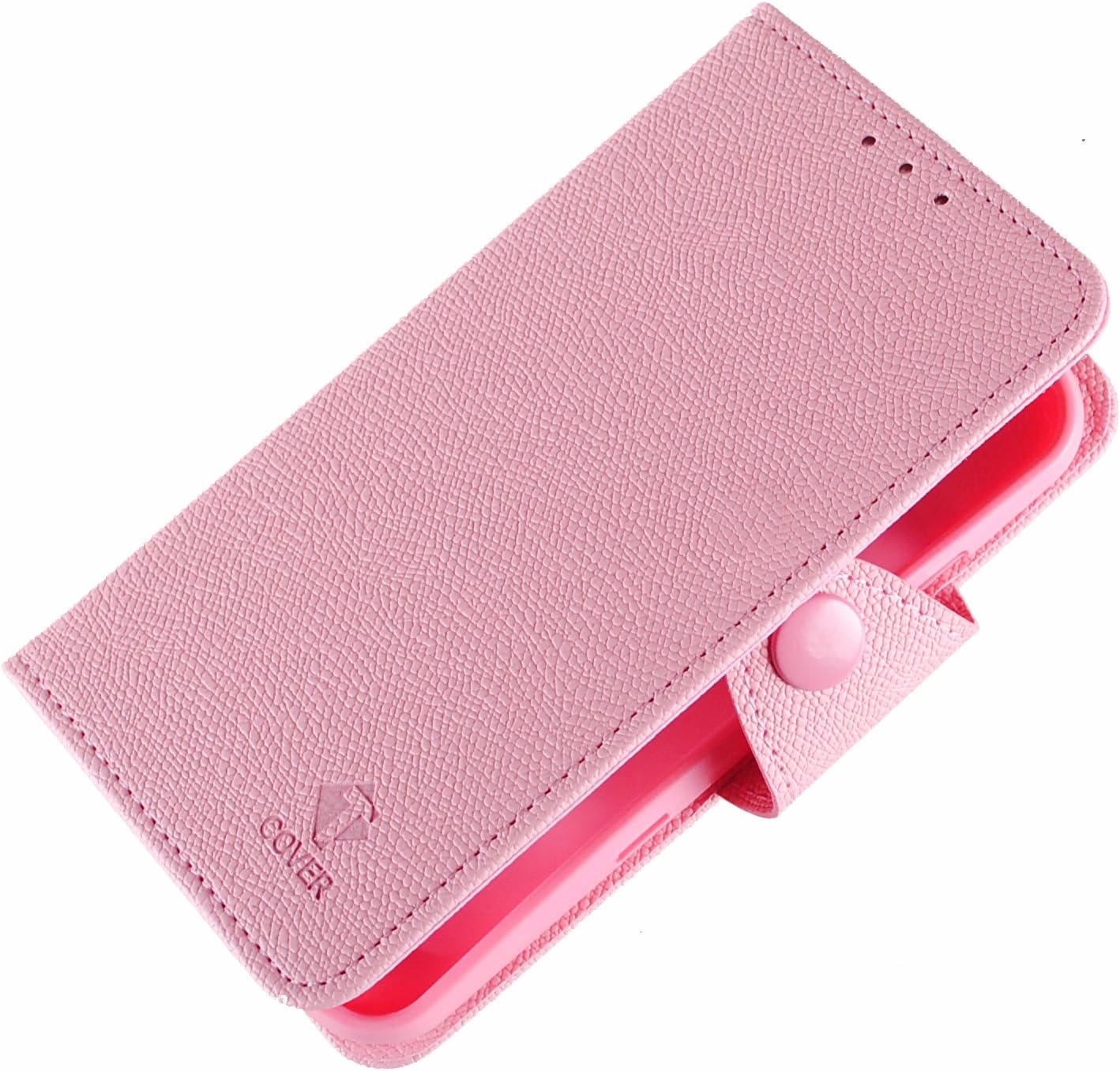 Herb Pu Leather Magnetic Lock Diary Wallet Case For Galaxy Nexus Prime i9250 i525 (LightPink)