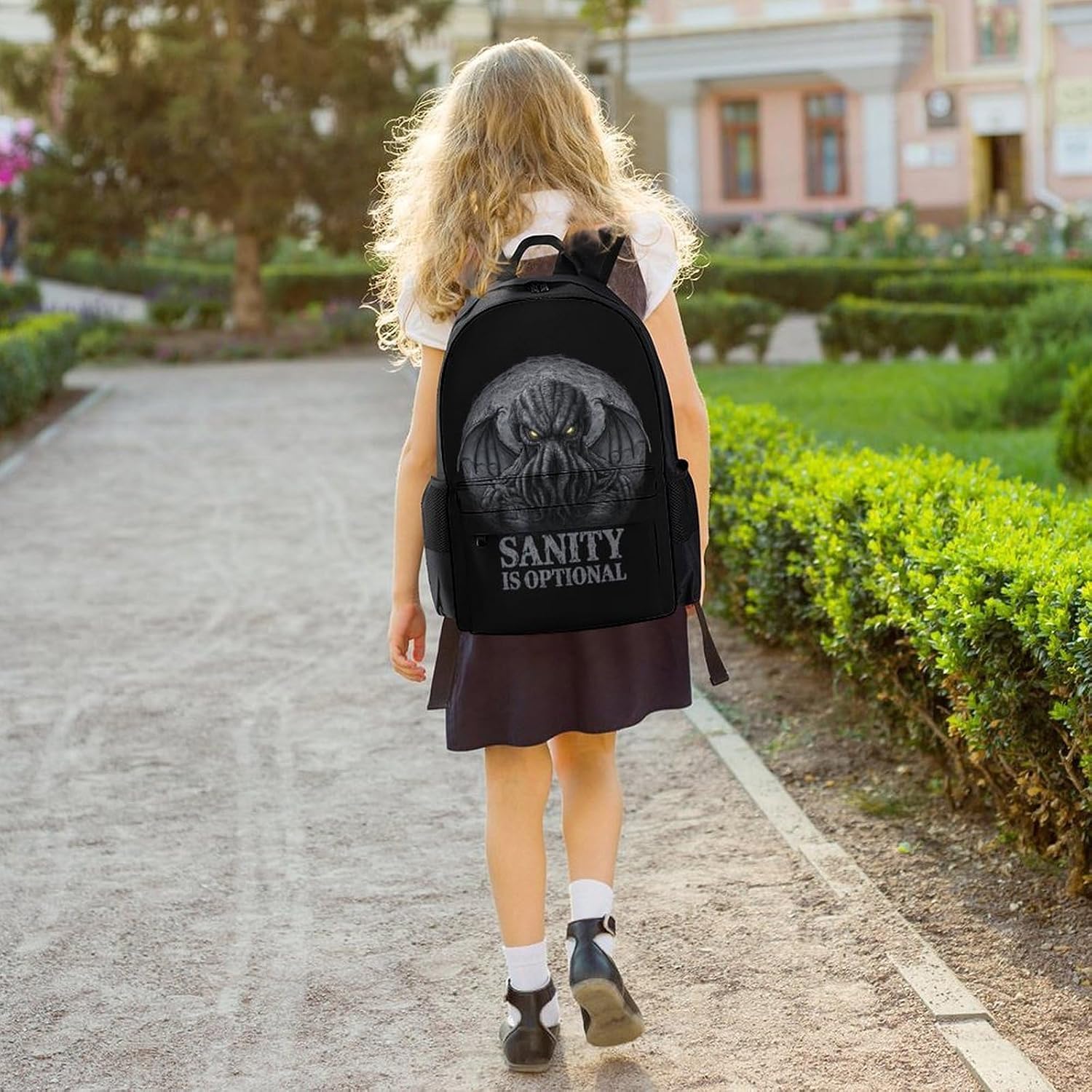 Cthulhues Sanity Is Optional Backpack Lightweight Backpacks Work Bag