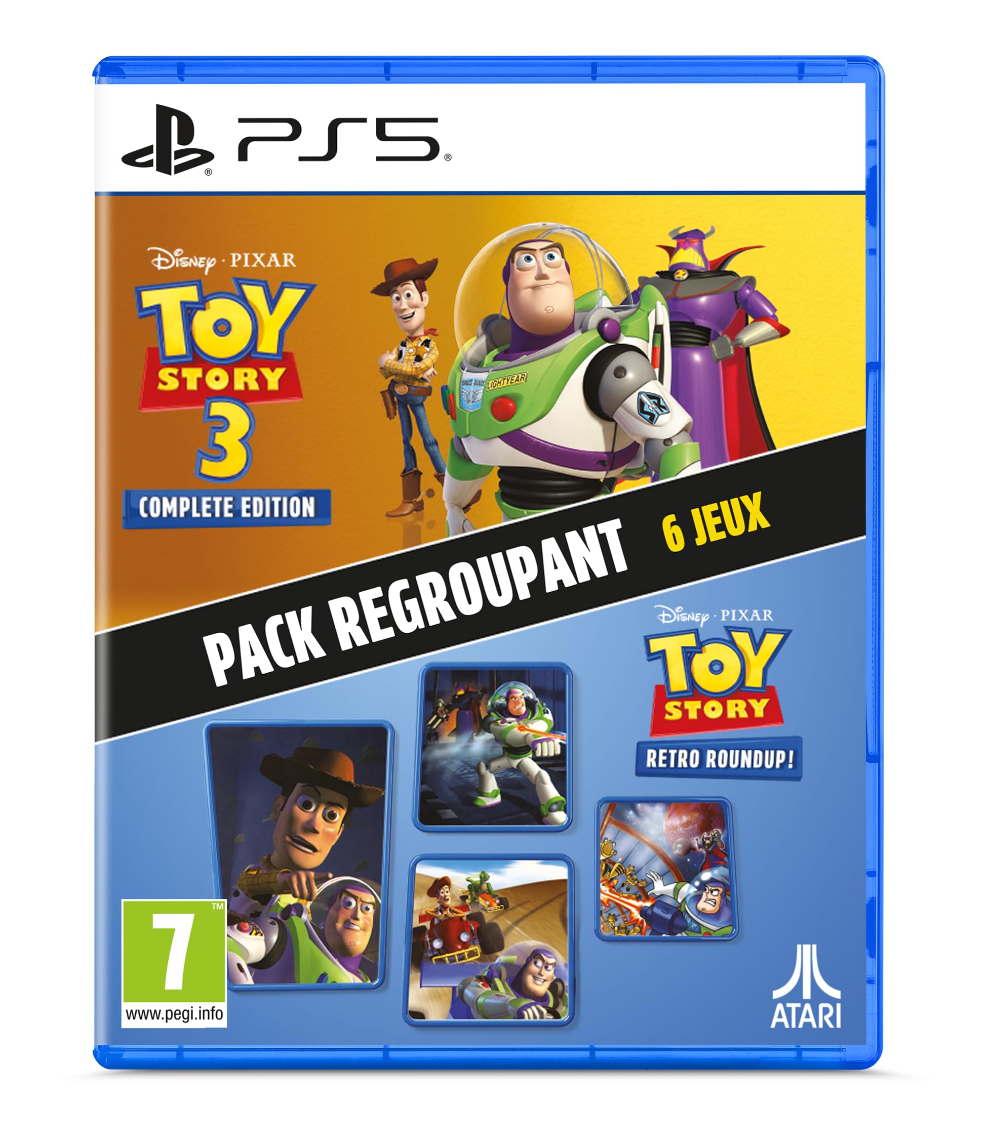 Toy Story: Retro Roundup! + Toy Story 3 Complete Edition Double Pack - PS5