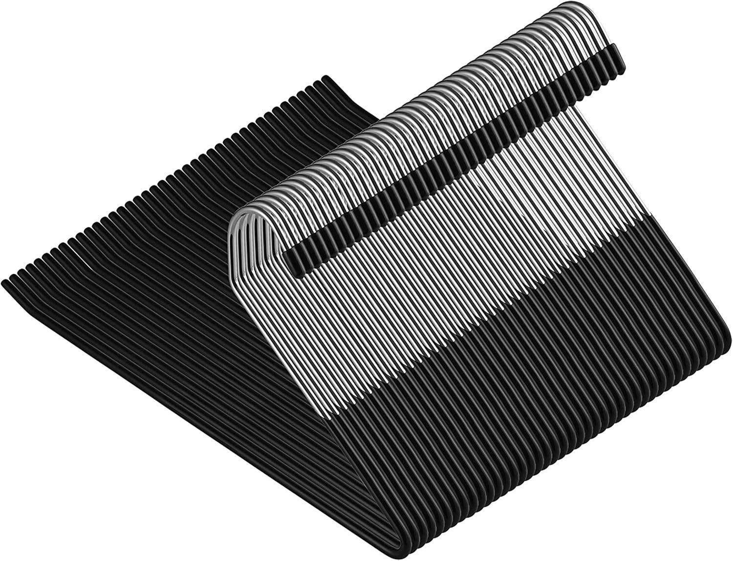 Zober Pants Hangers Non Slip 40 Pack Open Ended Pants and