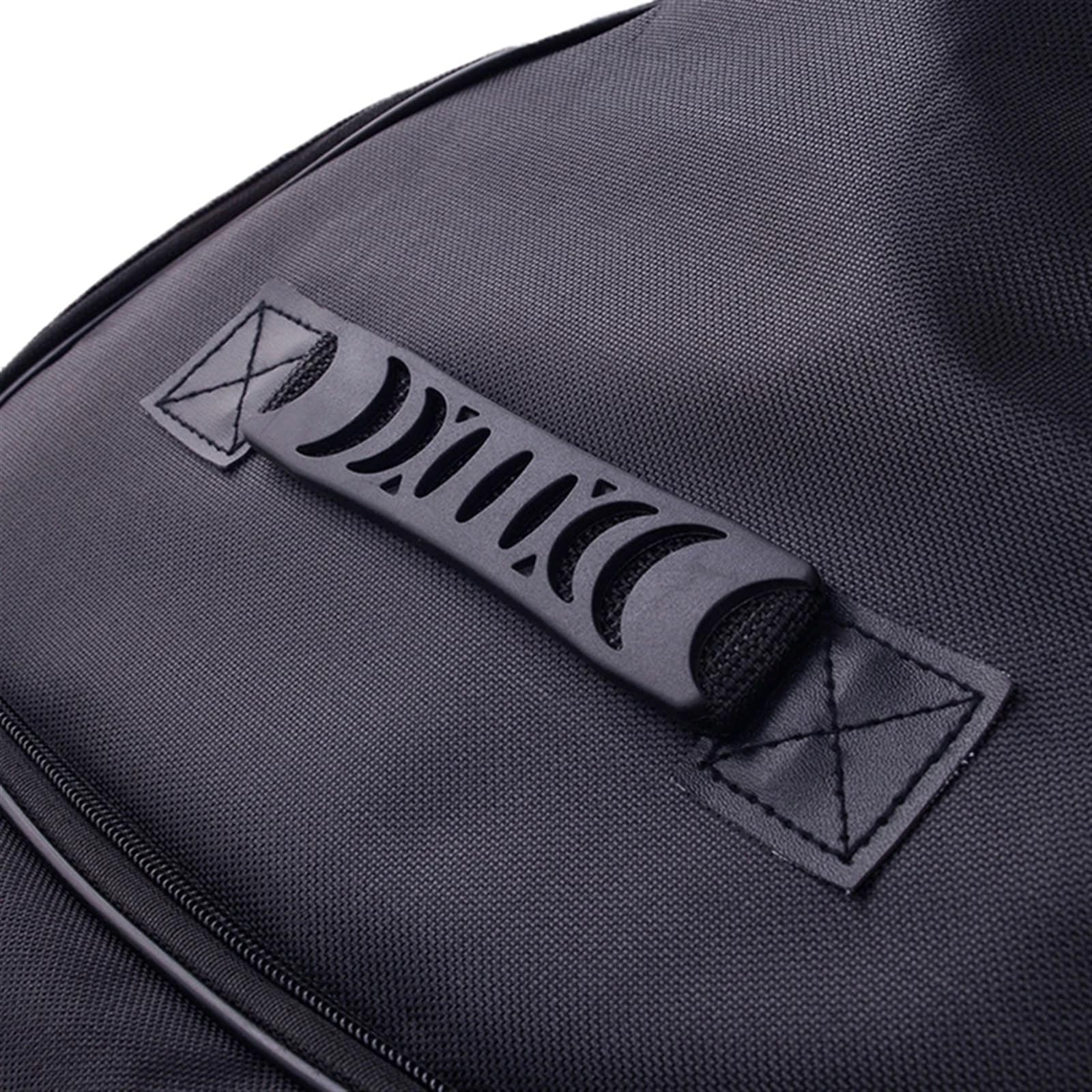 Funda para Guitarra Bolsa de Guitarra Impermeable 41 Pulgadas, Tela Oxford, Correas Dobles, Estuche Acolchado Negro, Mochila Concierto, Accesorios