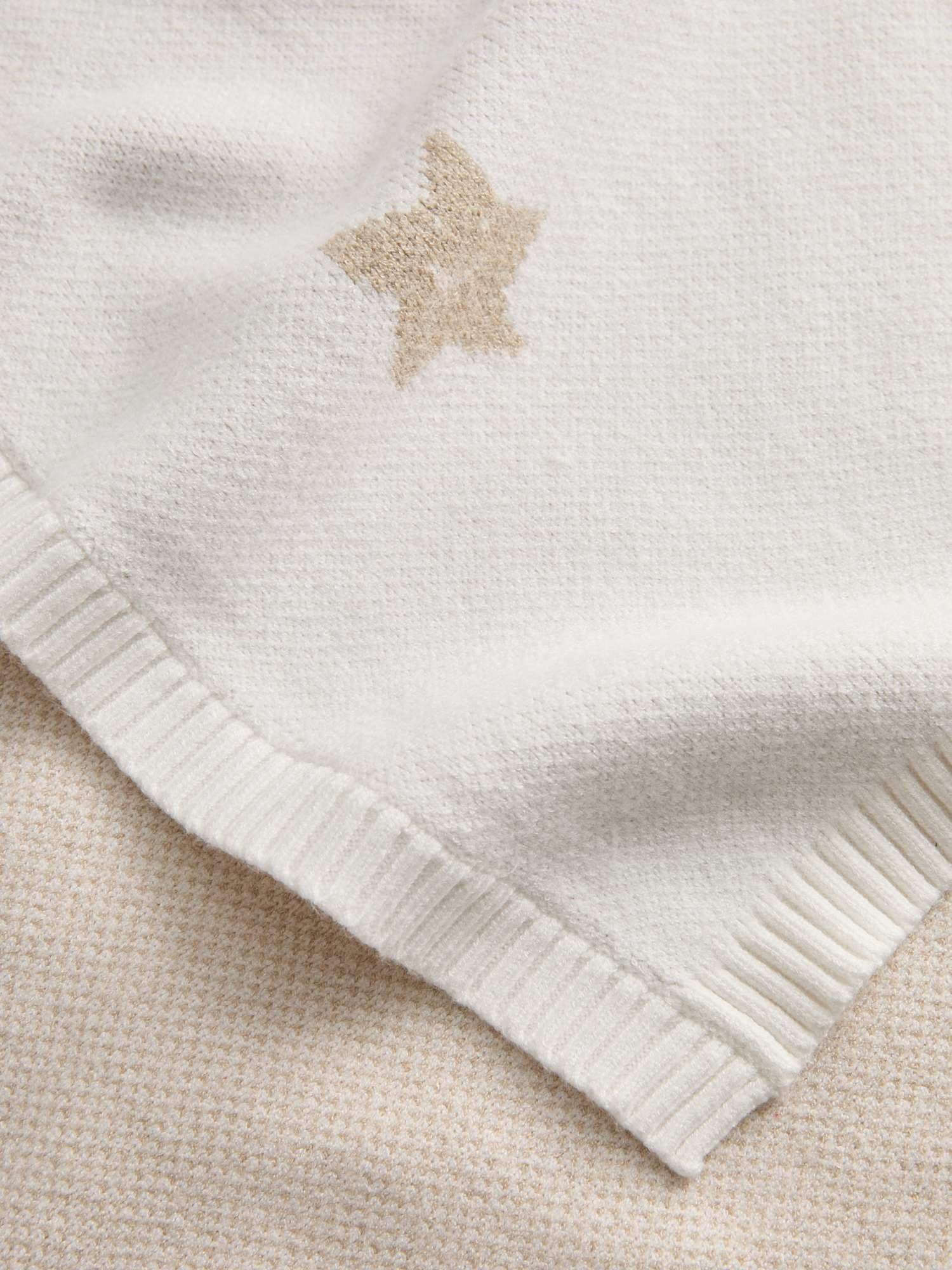 Marks & Spencer Manta de Bebé de Punto Suave con Estampado de Estrellas, Manta Acogedora para Recién Nacido