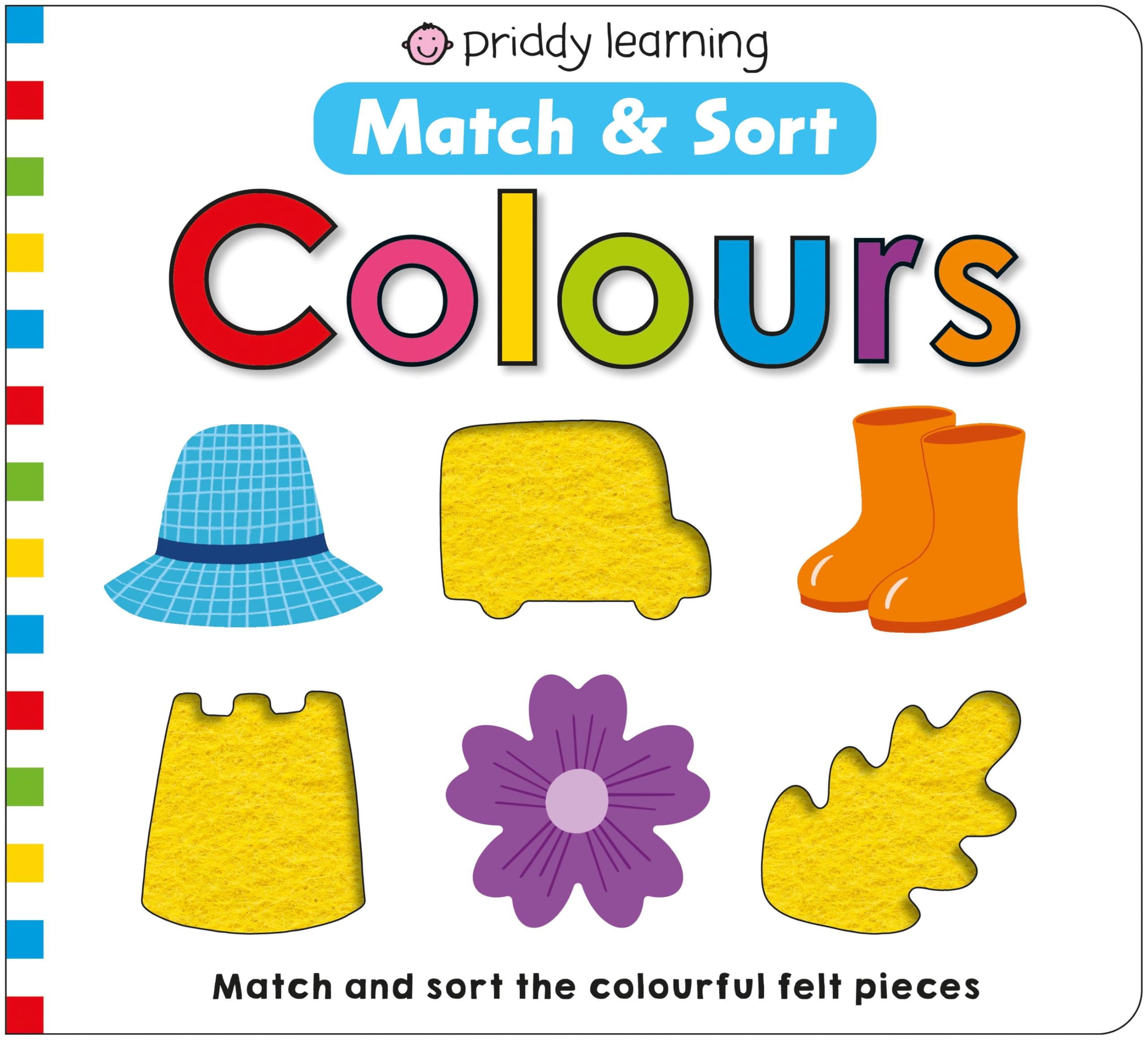 Colours (Match & Sort): Match and sort the colourful shaped pieces (Priddy Learning)
