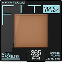 Vista 90 de MAYBELLINE Fit Me - Polvo fijador y polvo de maquillaje facial prensado que minimiza los poros y es mate, color marfil clásico, 1 unidad
