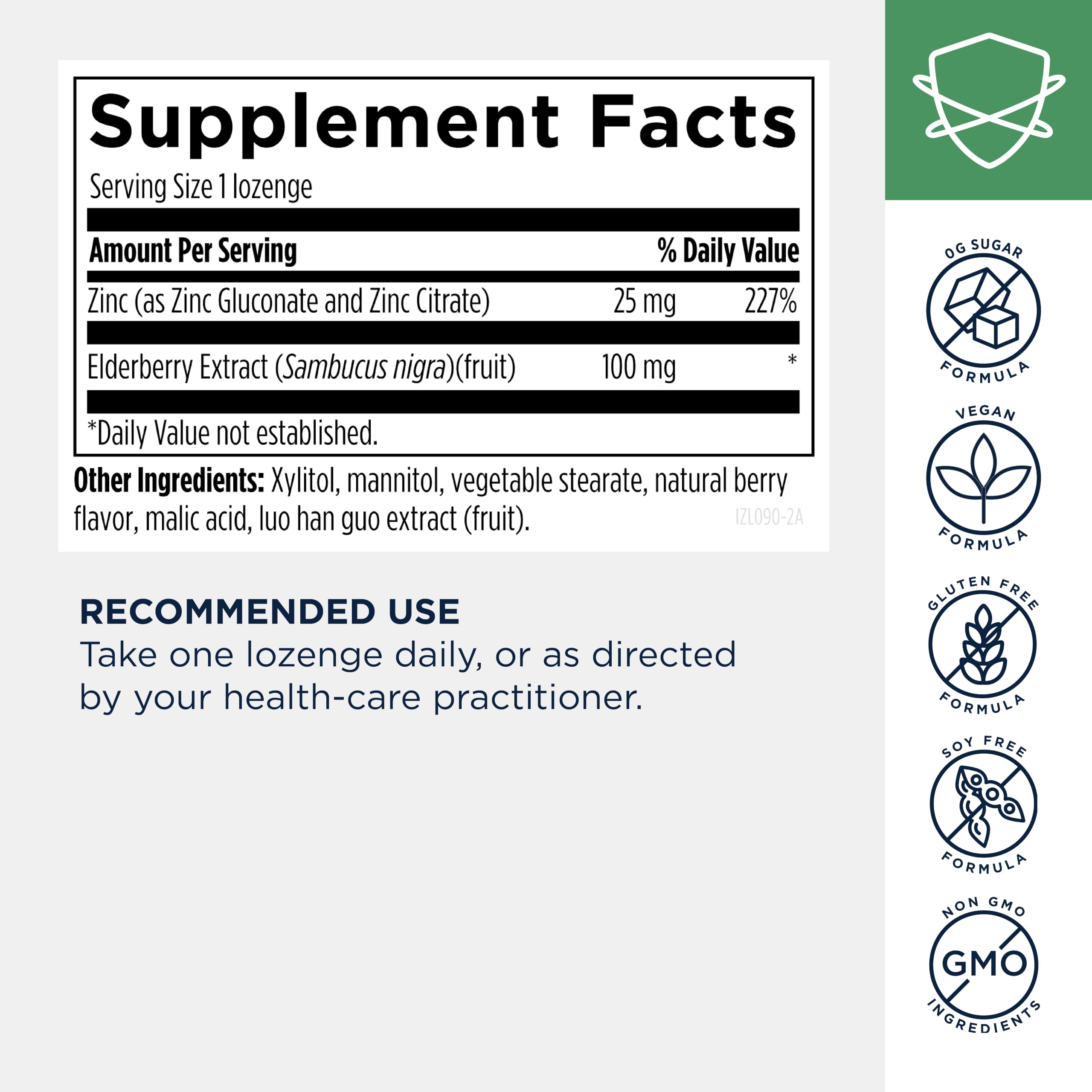 Designs for Health Immuno-Zn Lozenge, Daily Immune Support, 90 Lozenges — Amazon image 2