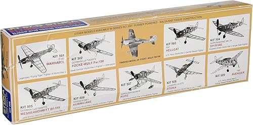 Miniatura 2 de Guillow's Junkers JU 87-B Stuka Kit de modelo pequeño