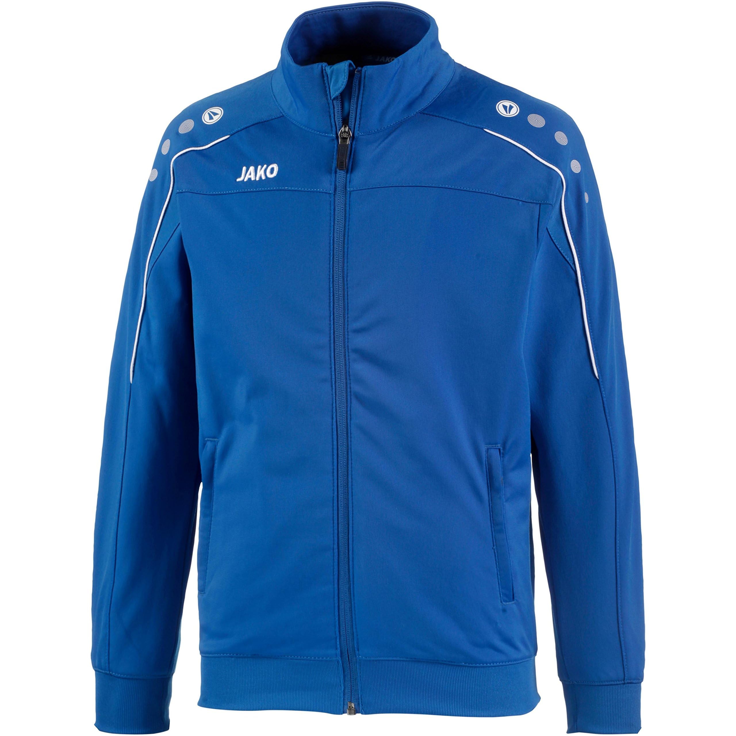 JAKO Children's Classico polyester jacket, Children's, Polyester jacket, 9350, royal, 140 (EU)