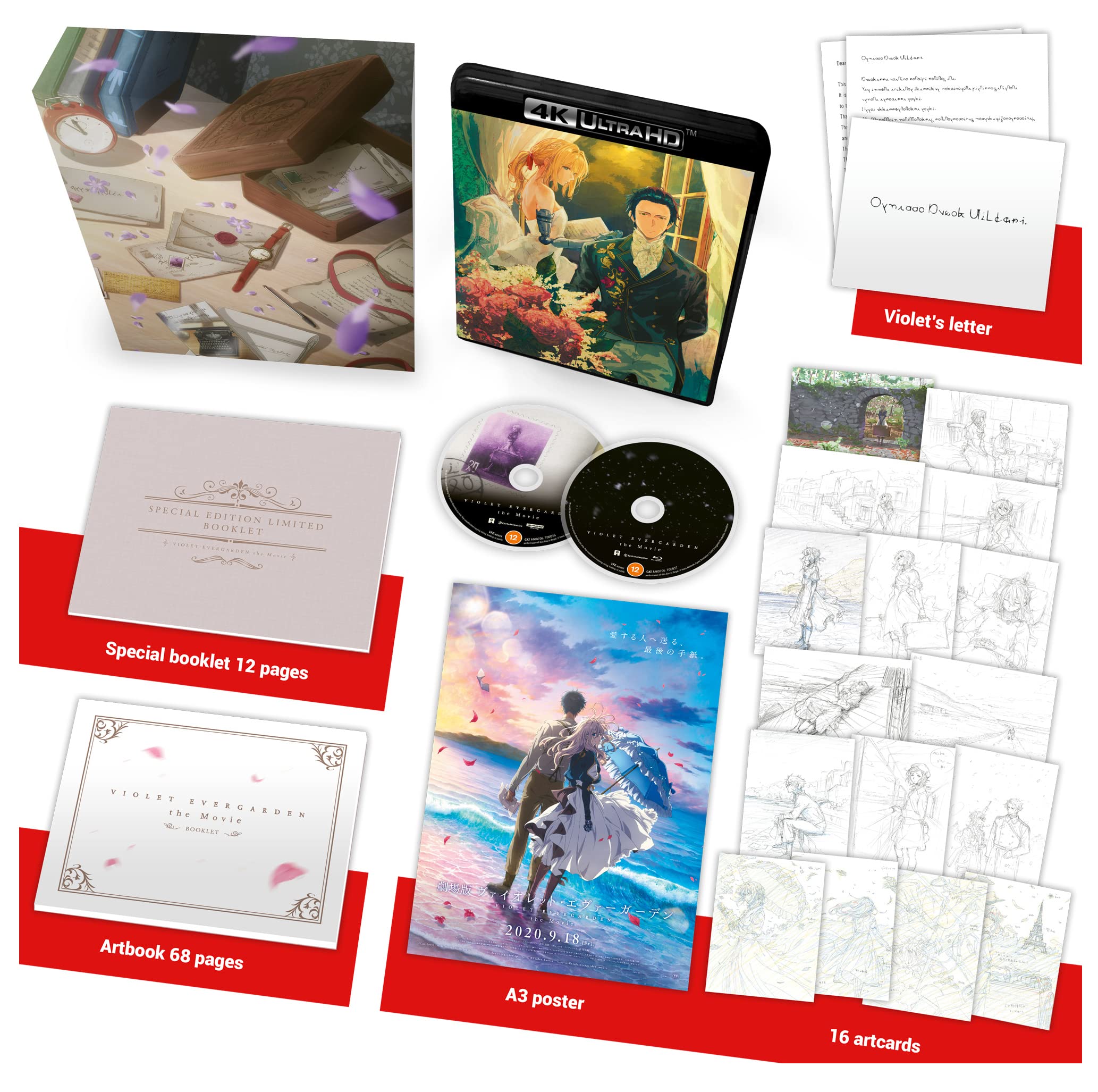 Violet Evergarden: The Movie (Dual Format 4K & Blu-ray) [Collector's Limited Edition]
