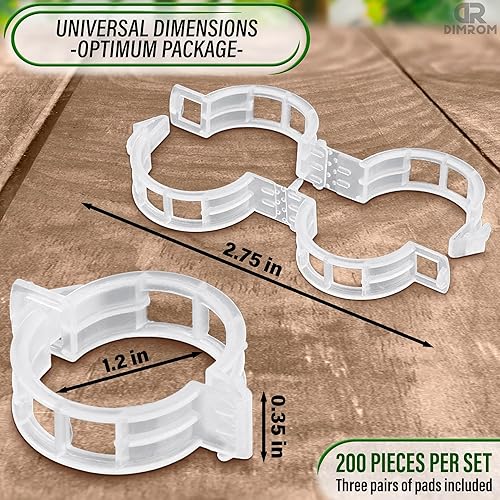 Miniatura 2 de Clips para plantas trepadoras  200 clips de tomate para colgar plantas para plantas al aire libre, lazos de plantas de tomate para soporte  Clips de