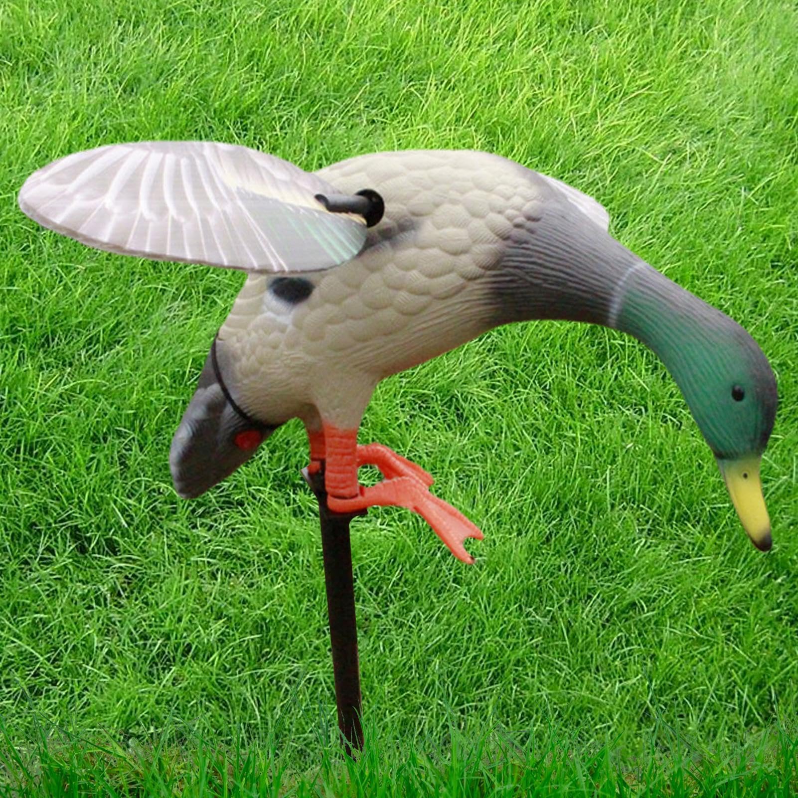 Señuelos para la caza de patos – Señuelo eléctrico para patos | Ala giratoria flexible para cebo | Señuelo eléctrico con mando a distancia